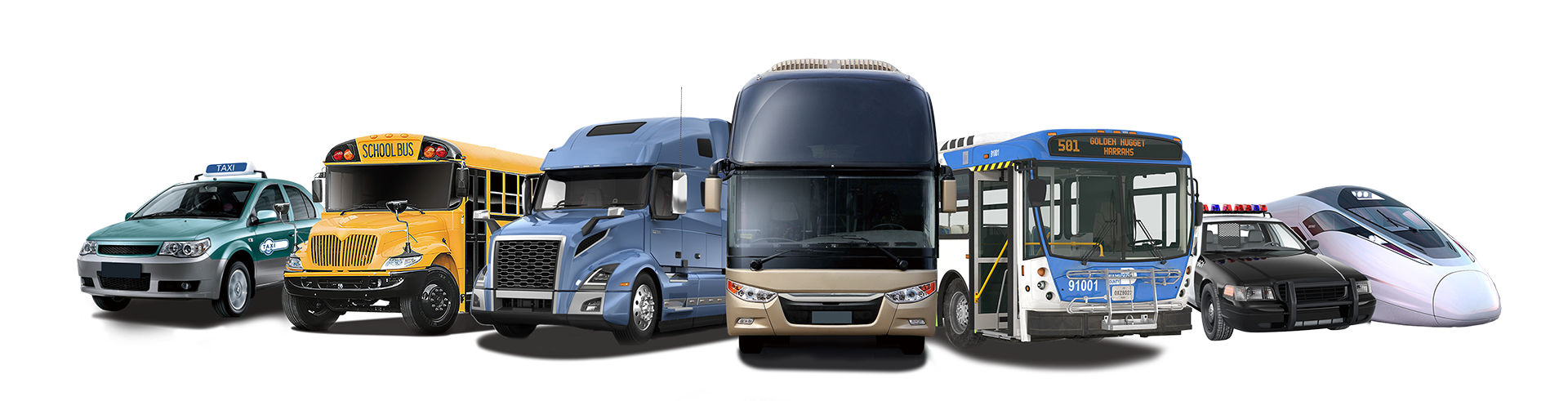 Diferentes sistemas de transporte conectados por KERNEL AI
